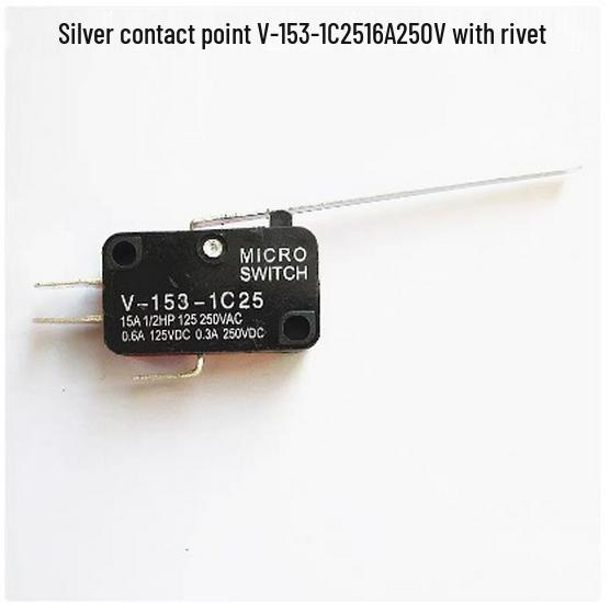 Silver Contact 15A Micro Switch with Stroke Options V-15, 151-156-1C25