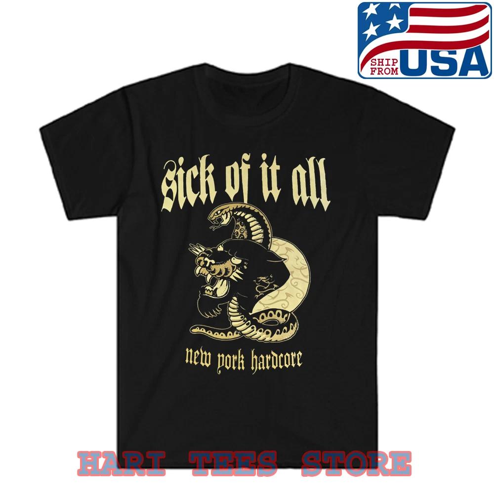 Sick Of It All Panther Men s Black Size S to 5XL L