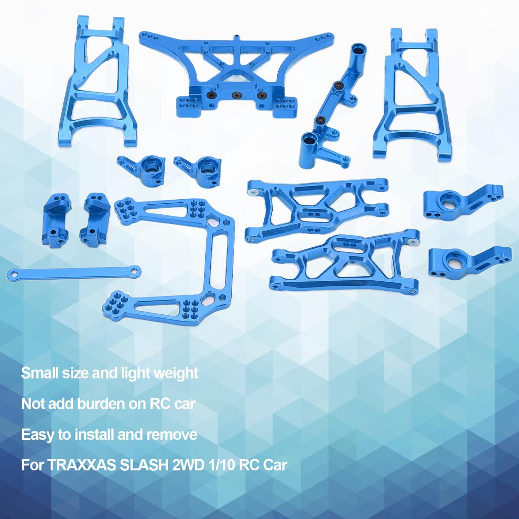 1Celsius10 RC Metal Upgrade Accessories for RC Front Rear Suspension Arm Steering Cup Kit for SLASH 2