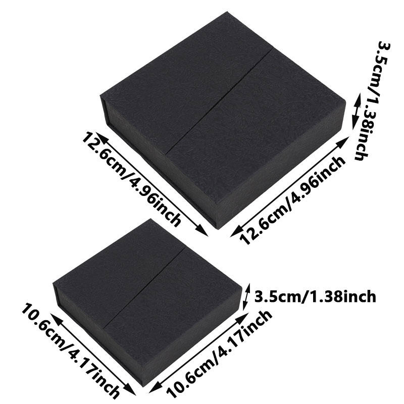 Fashion Jewelry Box Portable Magnetic Folio Style Jewelry Packaging Box Bracelet Necklace Ring Earring Storage Gift Boxes