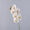 Realistic PU Artificial Orchid Flowers 6 Heads Real Touch Fake Flowers Silicone Cotton Orchid Home Decoration