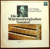 LP Record CARL PHILIPP EMANUEL BACH  SIEGFRI  Die Wurttembergischen Sonaten Gesa 70209 SAPHIR 1975 Germany Classical Used