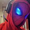 Remote-Control Spider-Man Mask with Blinking Eyes and Lights for Cosplay