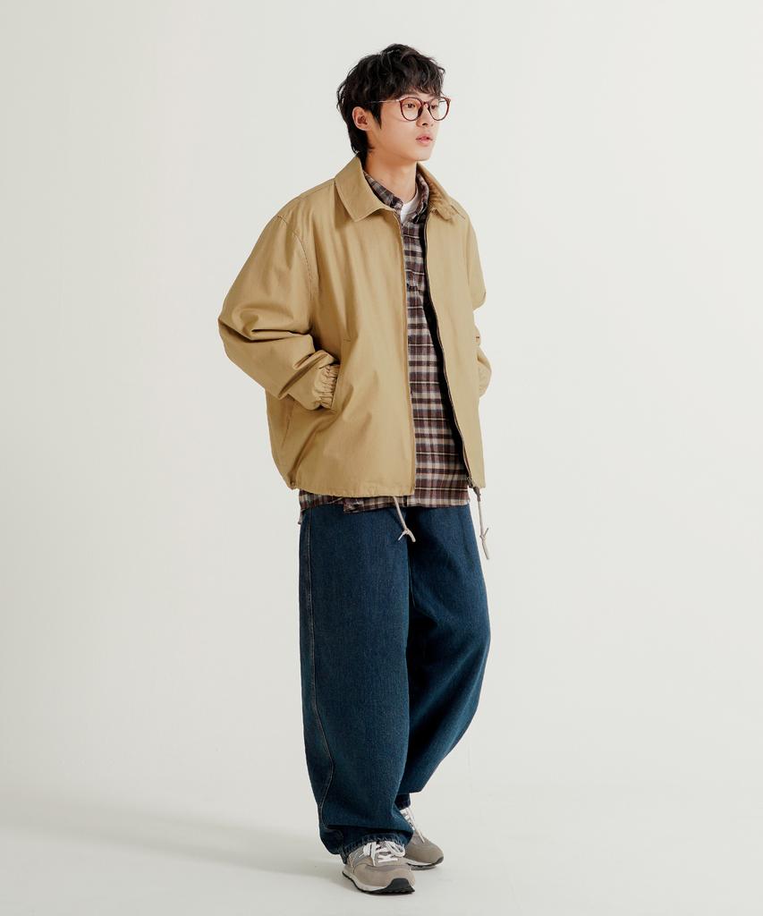 Wv Project Duff Oxford Cotton Jacket Beige Jiot7773