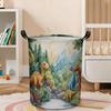 1pc, Jurassic Dinosaurs Laundry Basket, Collapsible Clothes Baskets Organizer Clothes Storage Bin Room Decor, Laundry Baskets