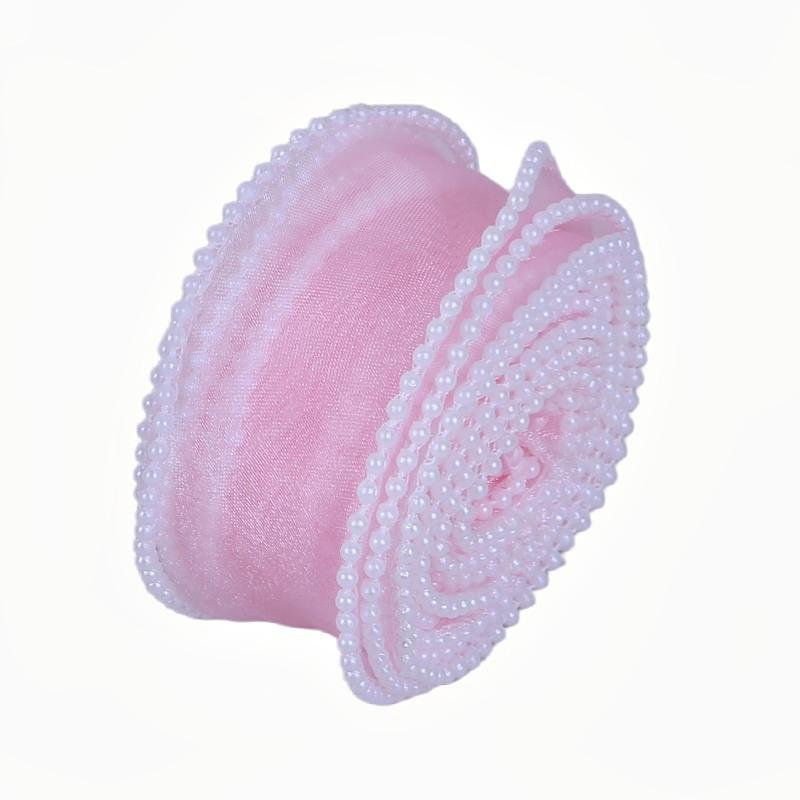 Pearl Fish‑Tail Tulle Ribbon, Decorative Tape for Flower Cake Gift Box Wrapping, Bow Making Handmade DIY Craft Material