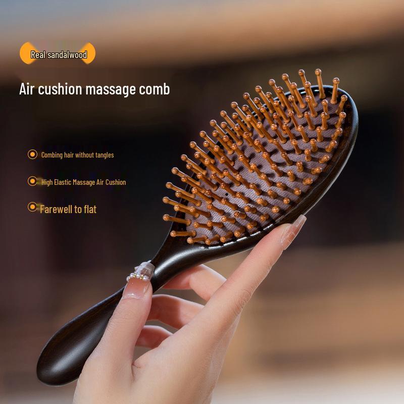 High-End Natural Ebony Wood Hairpin - Extended Chinese Ancient Style Black Hair Bun Accessory