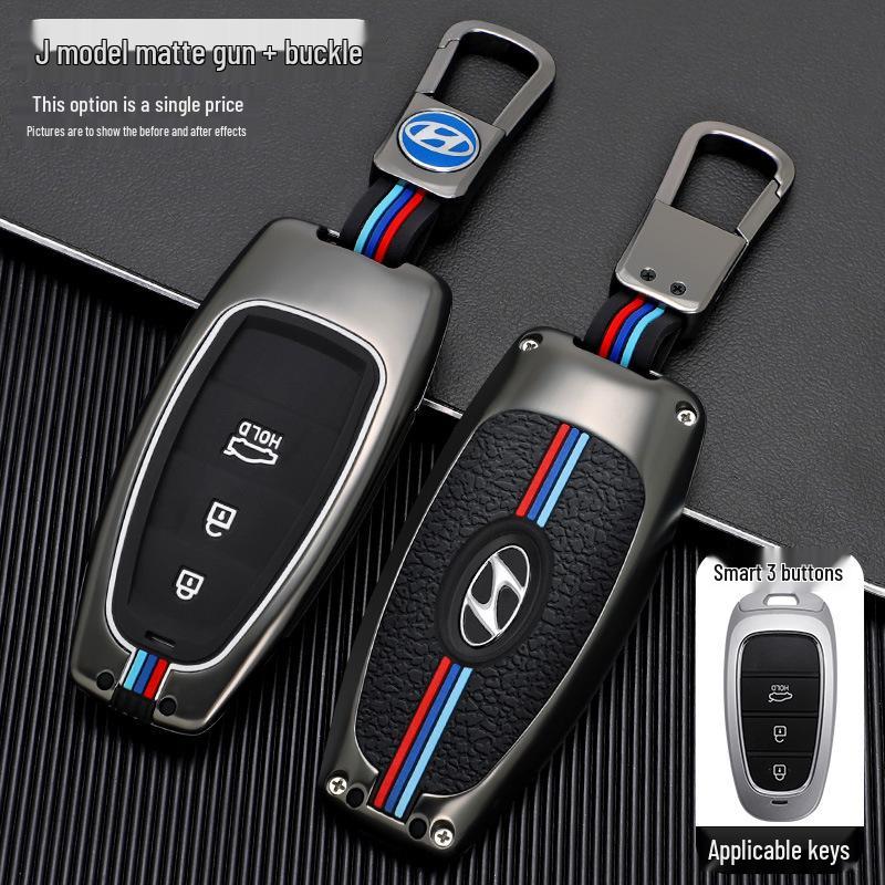 Fifth-Gen Hyundai Tucson L Car Key Case and Metal Shell