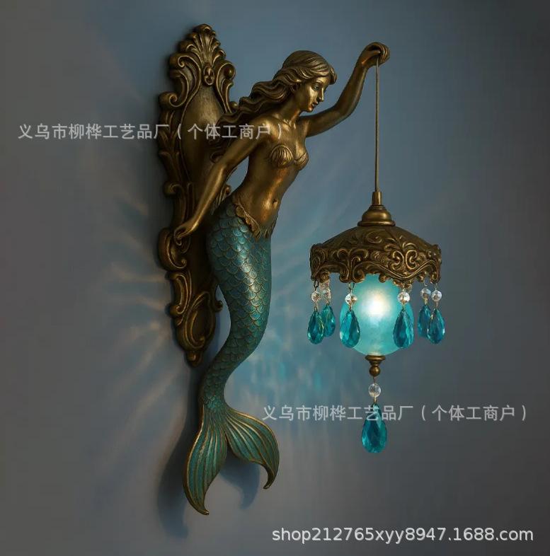 New Mermaid Wall Lamp Decoration