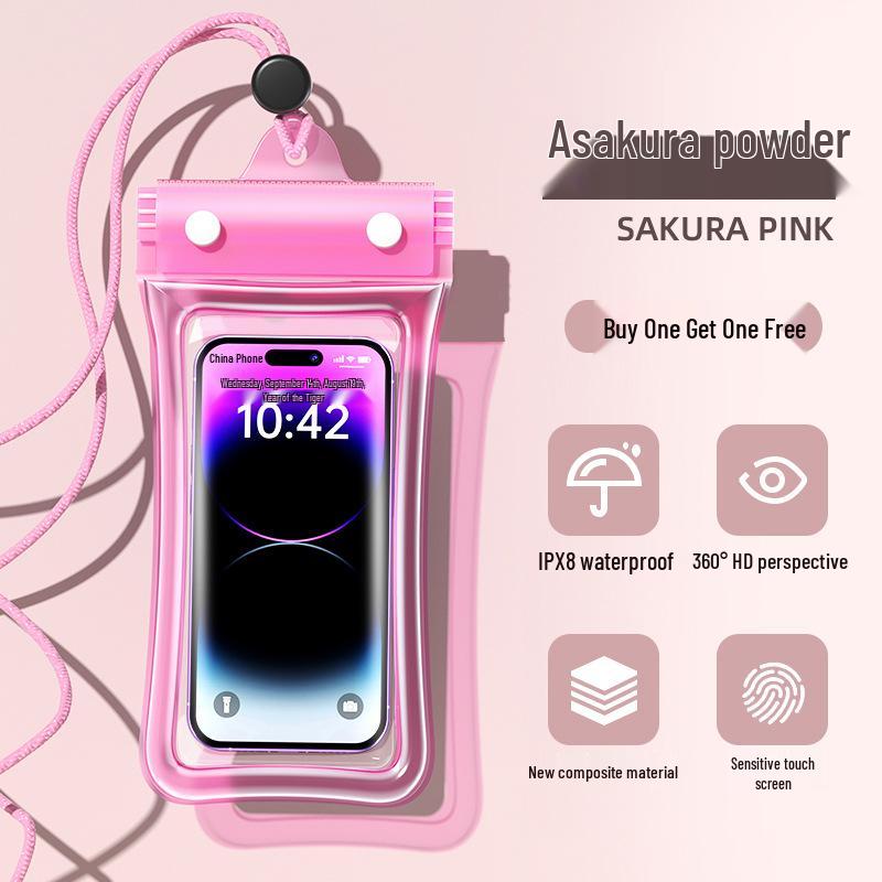 Waterproof Touchscreen Mobile Pouch: For Swimming, Rainproof, Neck Hanging, Underwater Photography, Rafting, and Travel.