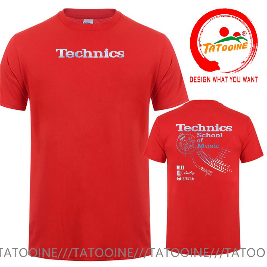 Vintage Deejay Shirt Long Play Tshirt Technics School Of Music T Shirt Unisex Retro Dj Music Tshirt Hot Sale Fashion Top Tee Shirt