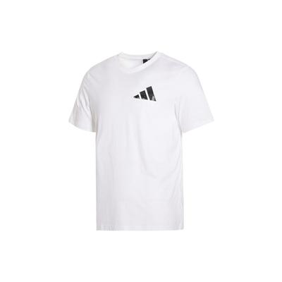 MH GFX T BOS Lässiges Sport-T-Shirt Kurzarm Herren Oberteile Weiß GH4420