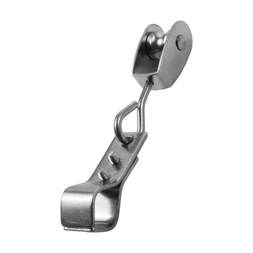 10pcs Pulley Hanging Pipe Clamps Wave Shade Sail Hardware For Indoor Pergolas Wave Canopy Shade Sail Installation Accessories
