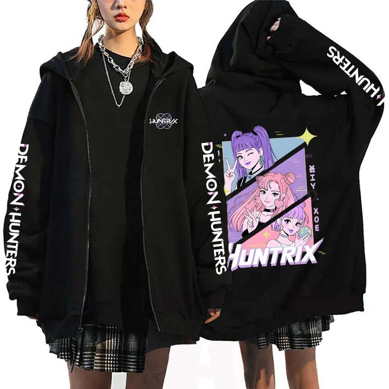 Unisex Hoodies KPop Demon Hunters Tops Coat Casual Toddle Sweatshirt Spring Autumn