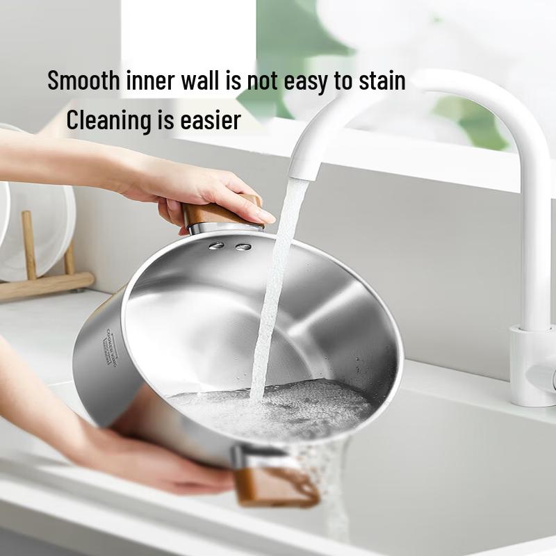 COOKER KING 316L Stainless Steel Soup Pot with Steamer