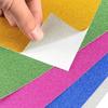 Set of 10 A4 Size Glitter Fluorescent Sheets for Jumbo Cut to Your Glitter Cheering Fan Handmade Concert DIY Crafts Mixed Sheets, Self-Adhesive, Fans,
