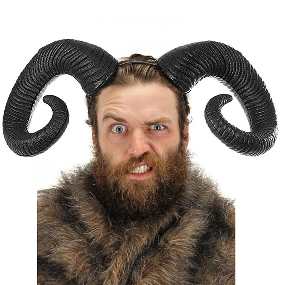 Bend Halloween Ox Horn Headband Goth Gothic Cosplay Headpiece Brand New Demon Evil Hair Hoop