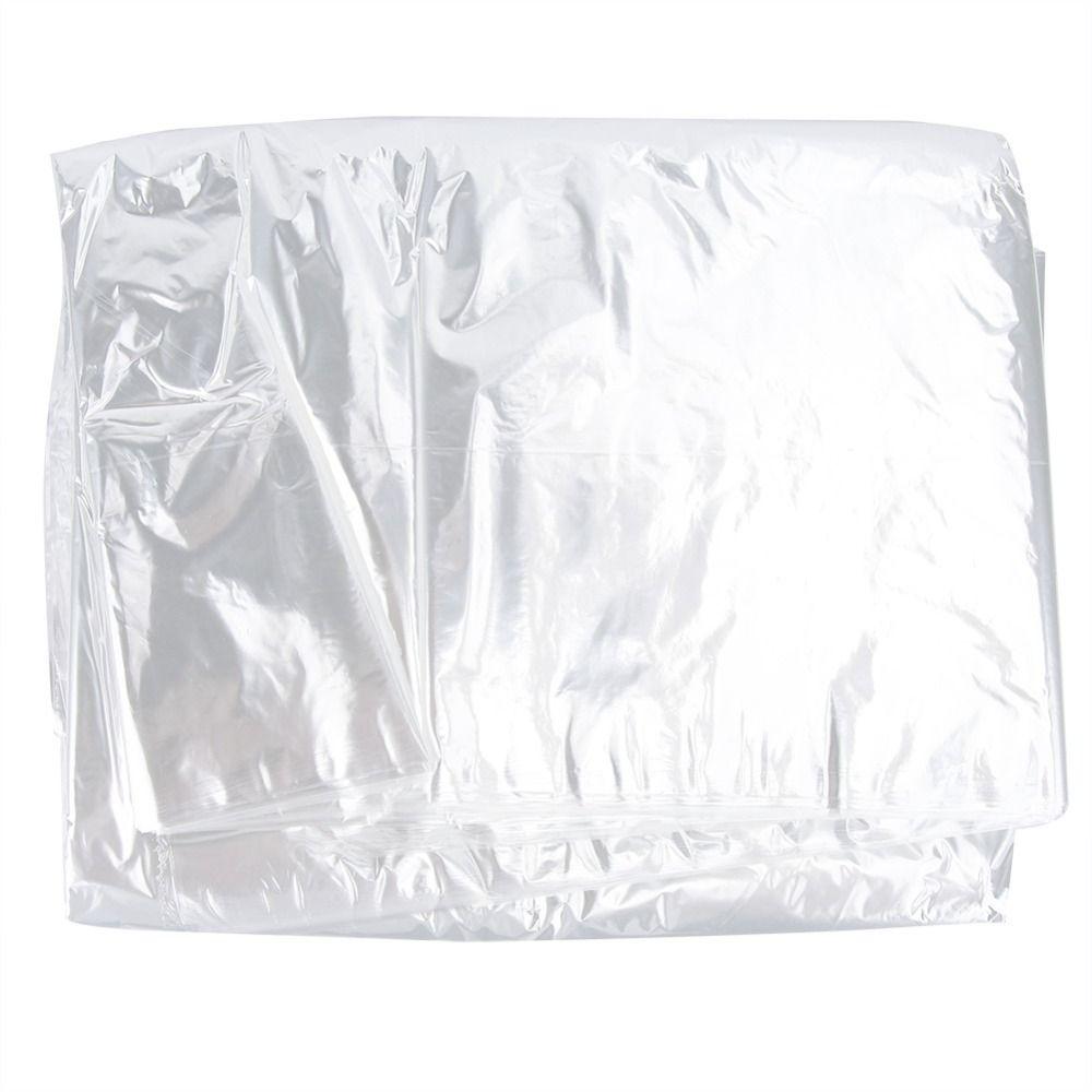 50pcs 60x100cm Disposable Clothes Dust Bags 60x90cm Plastic Clothes Dust Bags  Travel Use