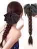 Braids Ponytails Synthetic Wig Polka Dot Bow Hair Accessories Braided Ponytail Wig Bow Hair Accessories Braided Wig