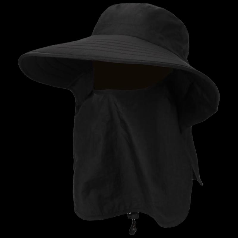 Unisex Outdoor Sun Protection Hat with Neck Flap