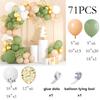 Avocado Green Theme Balloons Garland Green Skin White Gold Confetti Ballon Arch Kit Baby Shower Birthday Party Decoration Globos