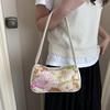 Yogodlns Boho Floral Sequin Shoulder Bag, Women's Vintage Embroidered Hobo Purse Casual Armpit Handbag for Daily Use