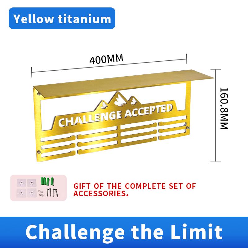 Factory Direct Custom Large Wall Hanger Metal Medal Display Rack for Bulk Medals & Awards Storage