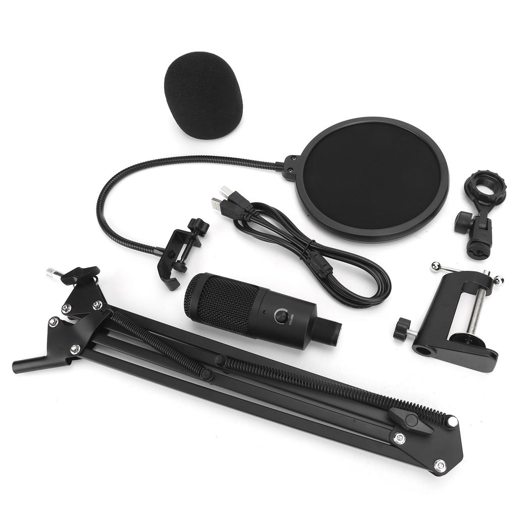 A6 Kondensator USB Mikrofon o Kit Halterung Tonaufnahme Set für Desktop PC Computer
