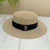 Retro Hepburn Style Straw Hat Women Summer Vacation Seaside Beach Sun Protection Sun Hat Self-operated
