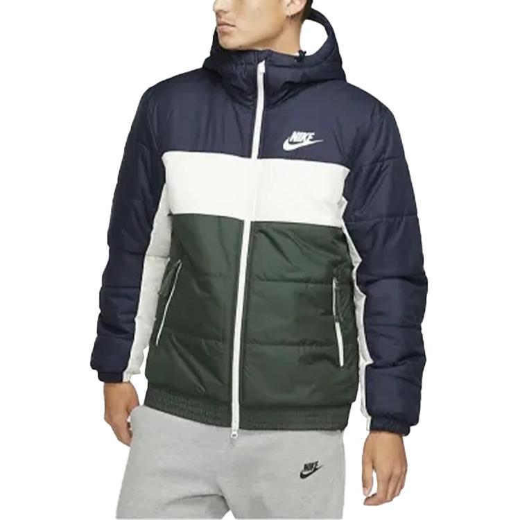 Nike Sportswear Zip-Up Cotton Jacket Men Outerwear Galaxy-Green BV4684-451