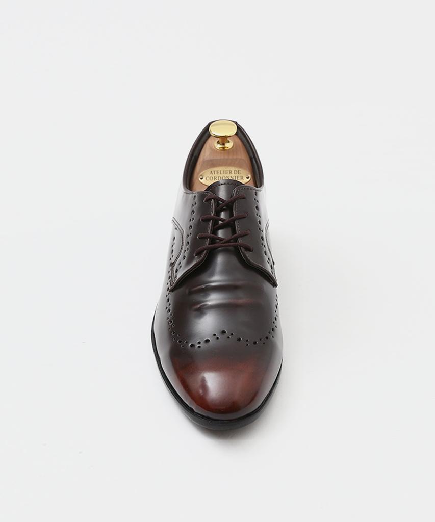 Pascorozen Ms1124 4-Hole Wingtip Dress Shoes London Brogue Brown [250~280Mm]