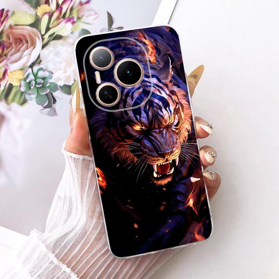 For Honor Power 5G Case DVD-AN80 DVD-AN00 Shockproof Cover Fashion Flower Marble Soft Silicone Fundas For Honor Power 2025 Coque