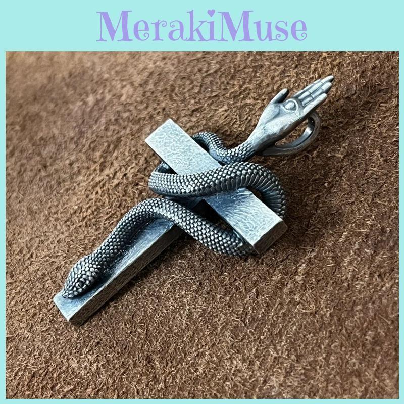 Theme Snake Retro Necklace Alloy Material Trendy Youth Gift Teens Decoration