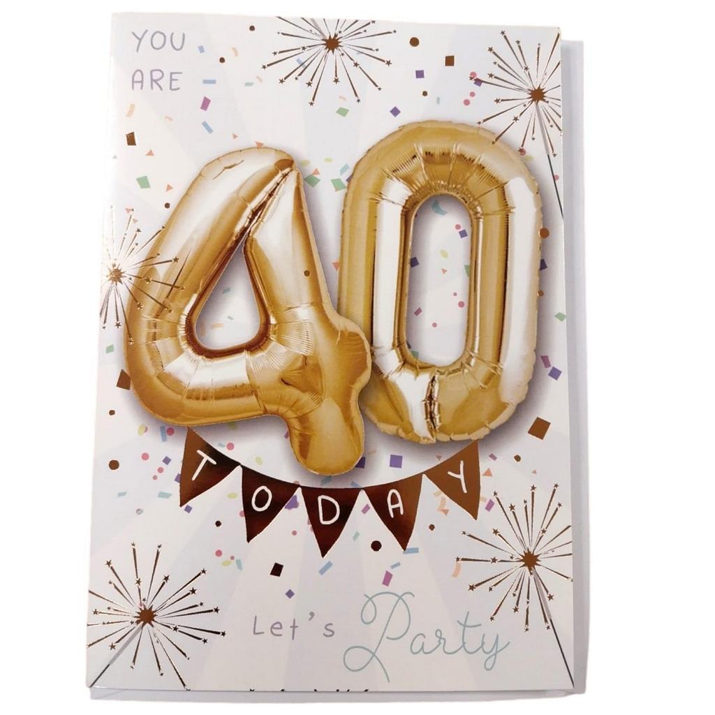 Sensations 40 Today Foil Balloon