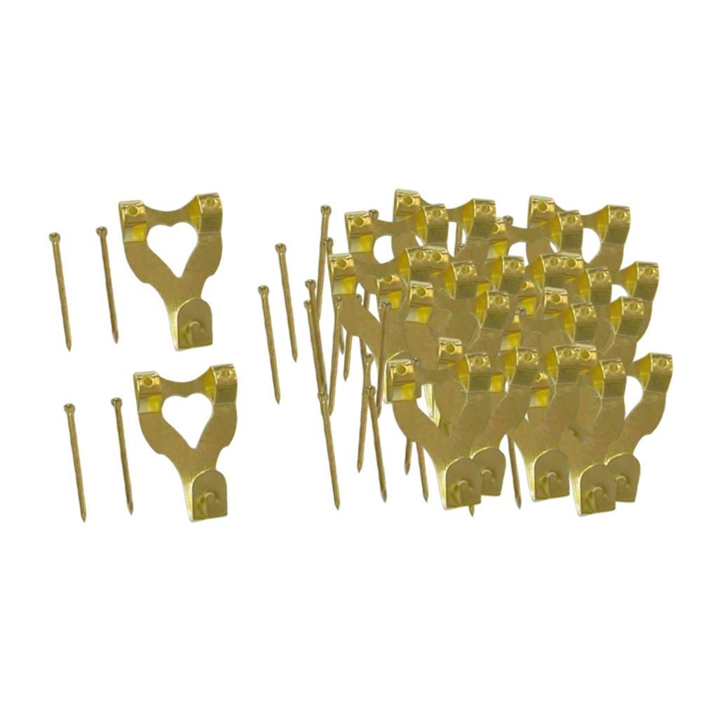 20Pcs Picture Frame Hangers with Nails Hardware for Calendar Photo