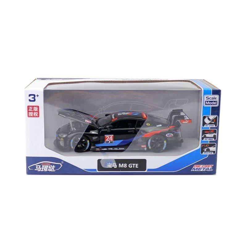 132 M8 Gte Le Mans Racing Car Model Alloy Collectible With Sound And Light
