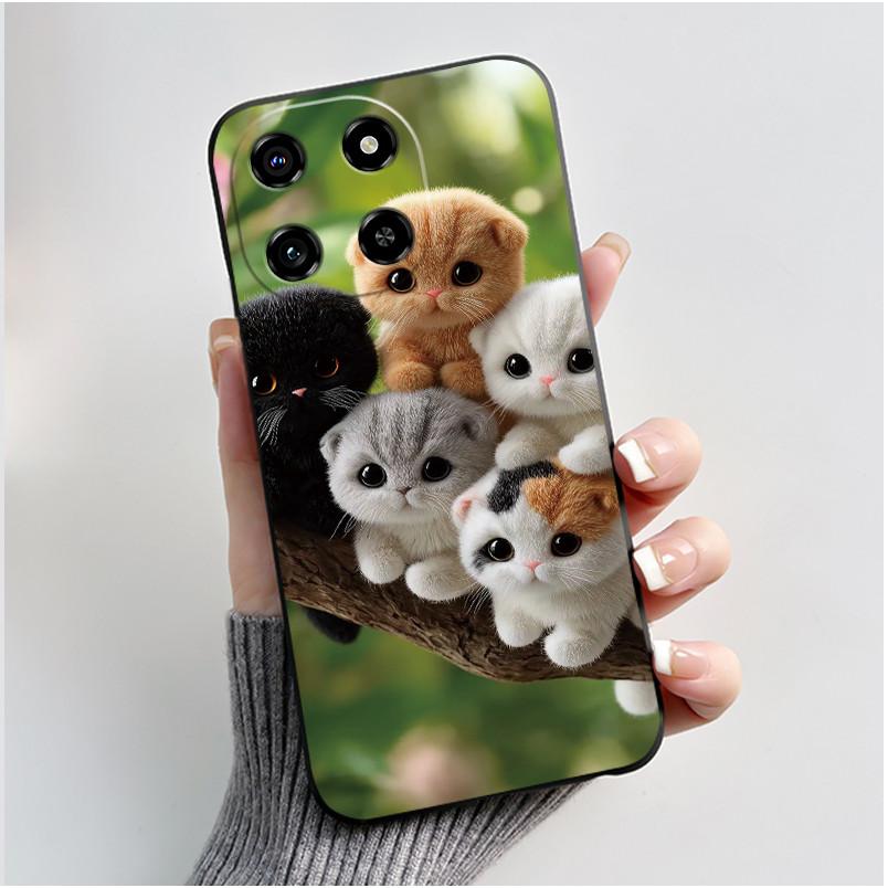 Casing For Blackview Color 6 Phone Case Luxury Cute Cool Boys Girls Black Matte Soft silicone Cover For Blackview Color6 Shell