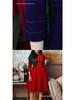African Plus Size Women's Elegant Stand Collar Big Swing Dress
