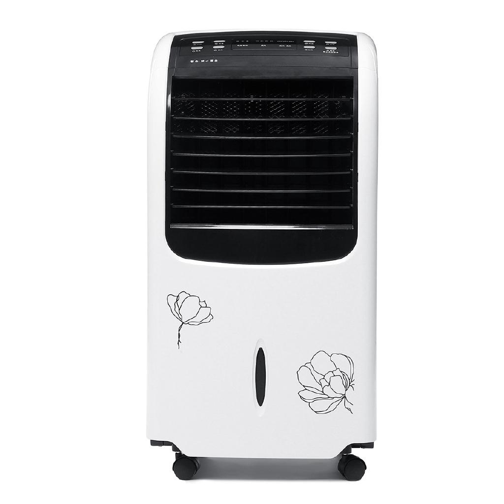 Air Condition Fan 8L Large Tank Indoor Room Remote Control 2000/80W Power Saving Mobile Water Air Cooler/Heater Sleep Timer 220V
