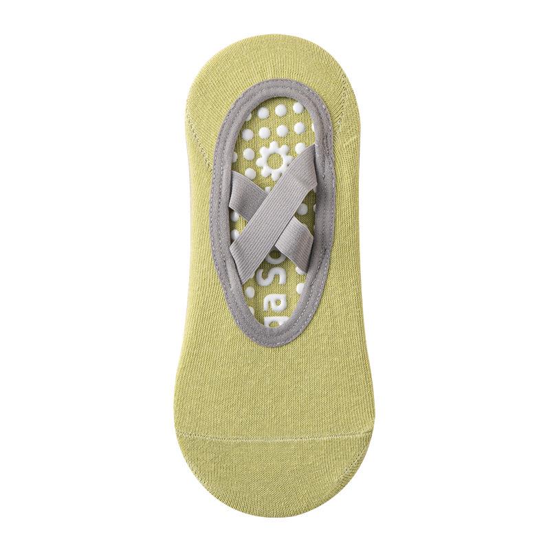 Women's Non-Slip Silicone Yoga & Pilates Socks - Breathable, Sweat-Absorbent, Backless Design