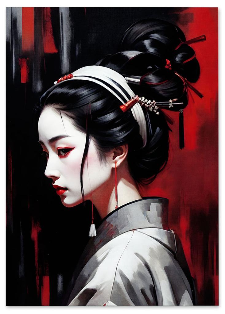 Poster Japanese Portraits