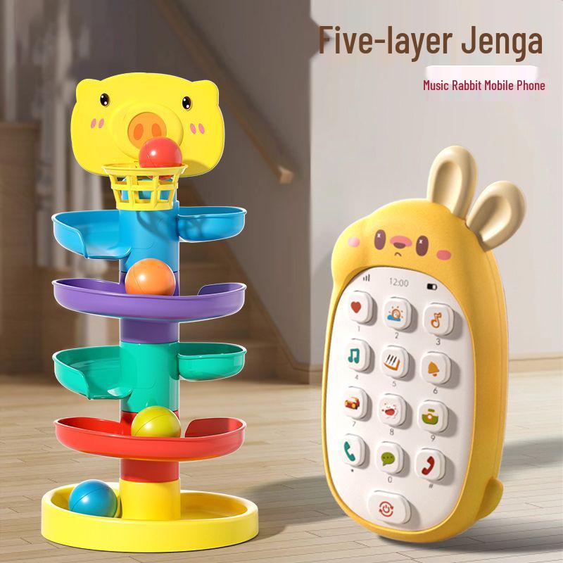 Stacking & Spinning Educational Toy for Babies 6 Months to 3 Years