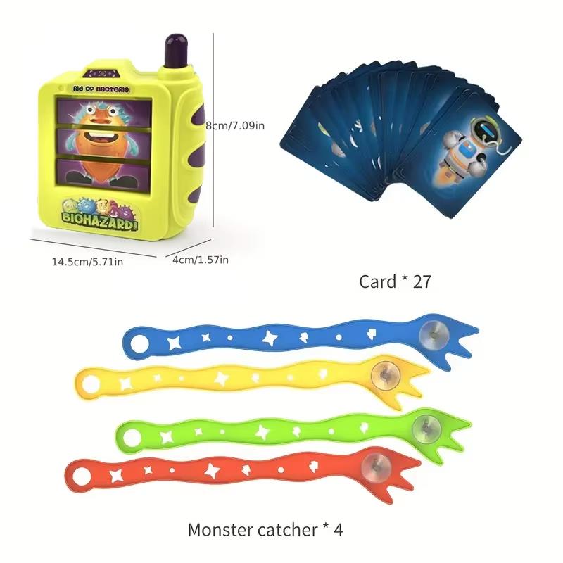 

Семейная игра-головоломка для 2-4 игроков, охота на монстров, карточная игрушка, тренировка мозга, рук и глаз, интересная игра на сопоставление, интерактивная игрушка