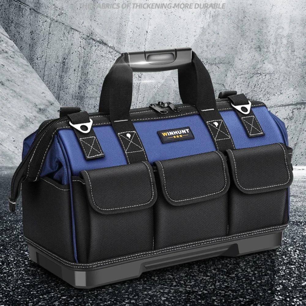 Durable Tool Kit Electrician Bag Sturdy Large Capacity Durable Wear Resistant Waterproof Repair Toolkit Outdoor PortableTote Bag