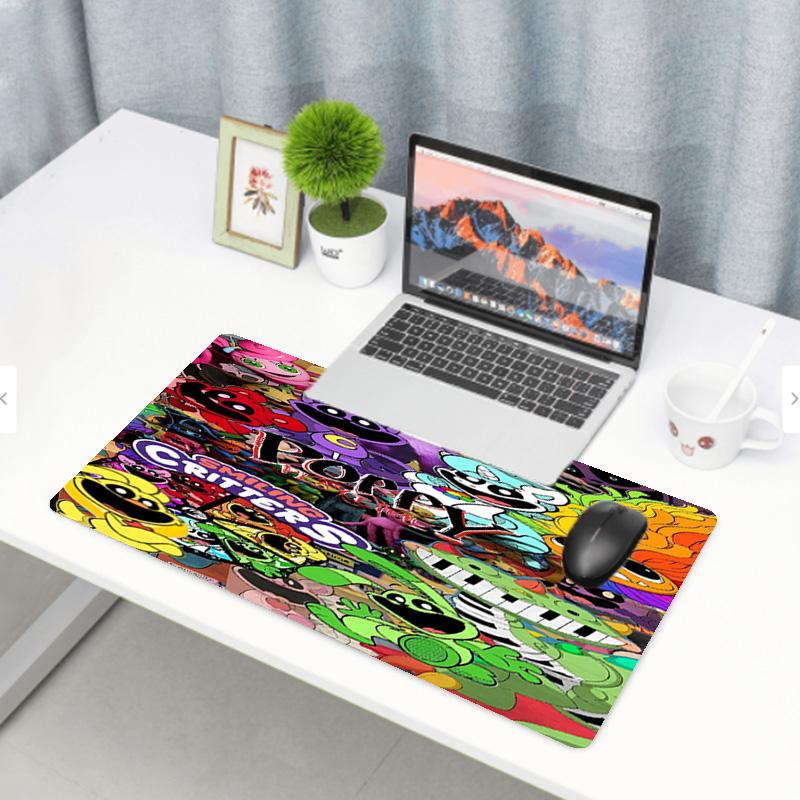 Poppy Playtime Print Mouse Pad, Anti‑Slip Desktop keyboard Mat, for PC Laptop Gaming Working Daily Use, Cool Festival Surprise Gift