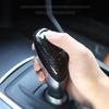 Carbon Fiber Style Car Gear Shift Head Cover Trim For Alfa Romeo Giulia Stelvio