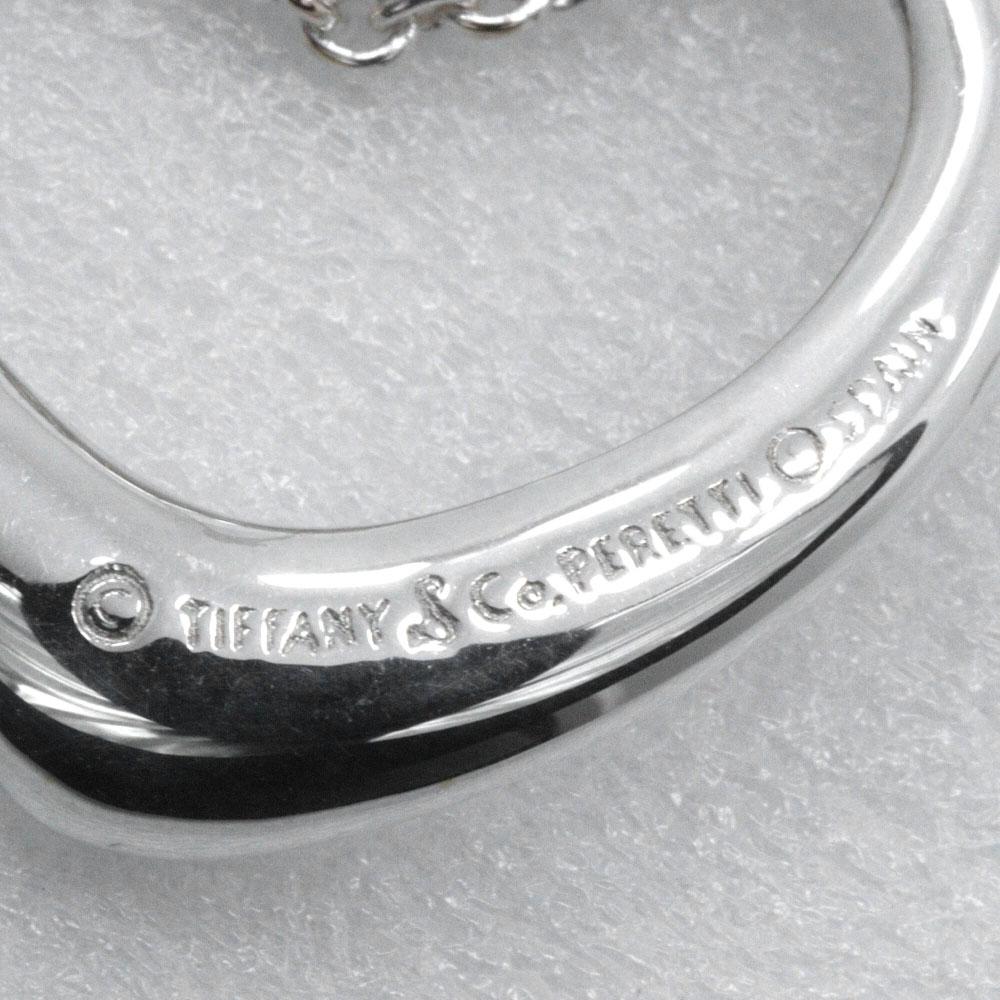 TIFFANY&Co. Open heart Necklace Elsa Peretti Silver925 heart 4.6g Women Used