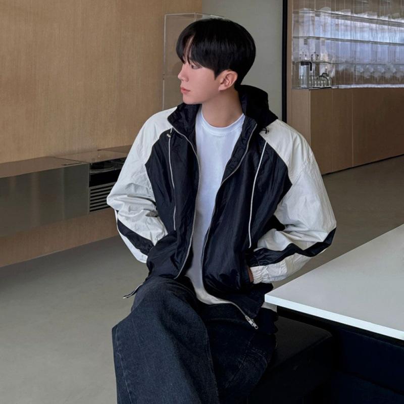 Hooded Jacket Men's Autumn Loose Outdoor Jacket Korean Style Trendy Niche Jacket