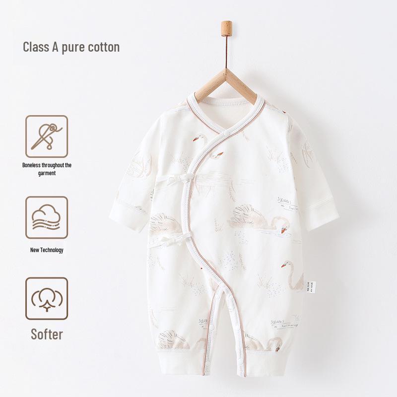 Baby-Body aus reiner Baumwolle - Mönch-Strampler für Neugeborene für alle Jahreszeiten (0-3 Monate)