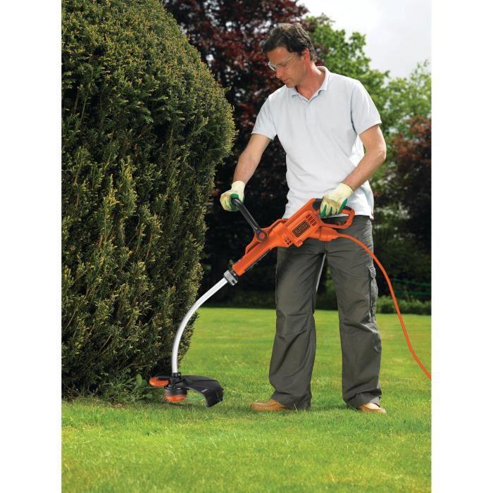 Электрический триммер BLACK+DECKER - GL9035-QS - 900 Вт - 35 см - Проводной - поворотная головка - телескопическая штанга